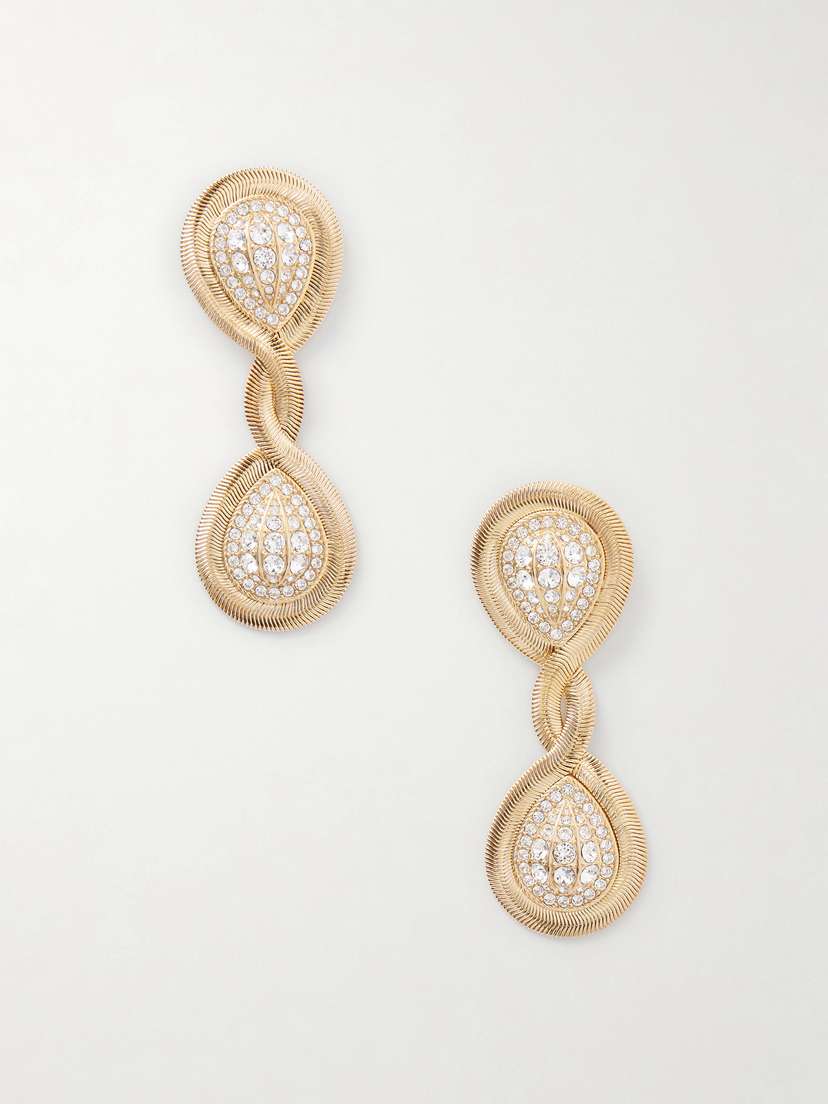 Valentino Garavani tone Crystal Earrings