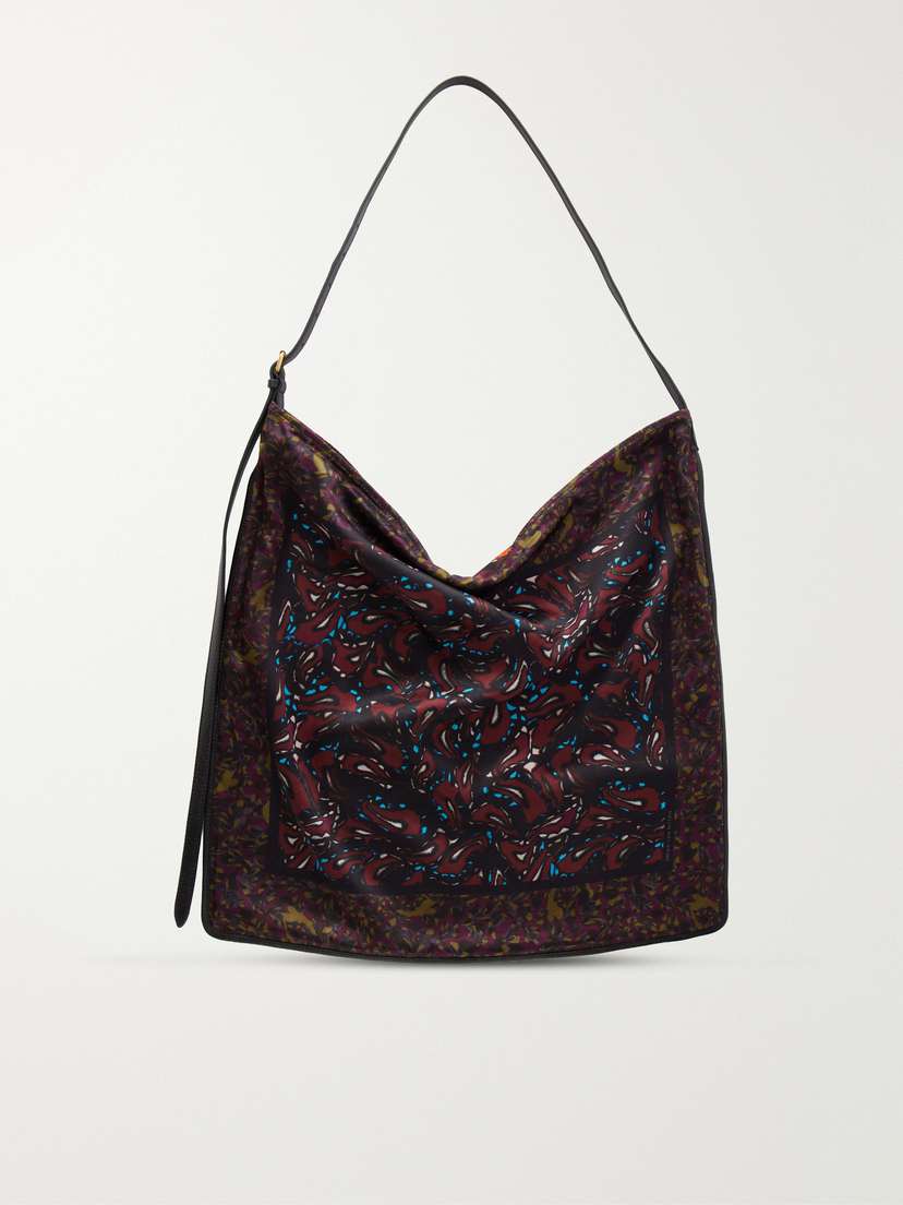 Dries Van Noten Printed Satin Shoulder Bag | Thumbnail 7 Dries Van Noten Printed Satin Shoulder Bag | Thumbnail 7