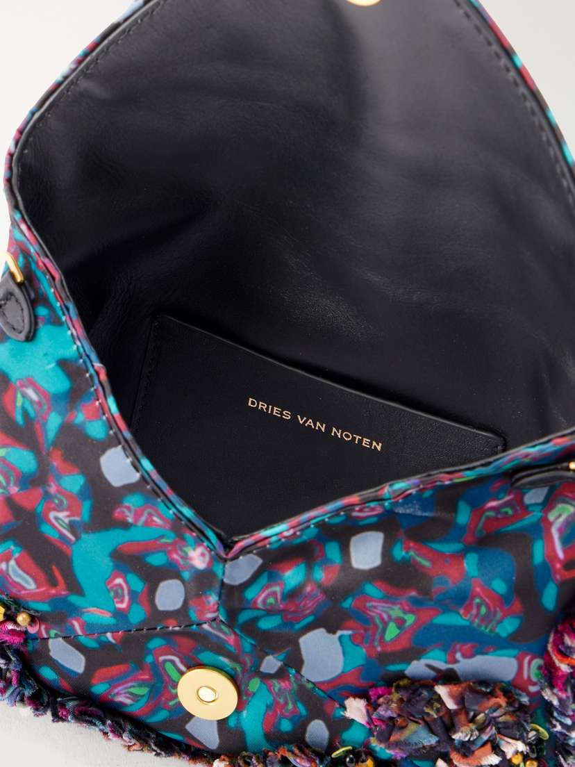 Dries Van Noten Bead-embellished Embroidered Clutch | Thumbnail 6 Dries Van Noten Bead-embellished Embroidered Clutch | Thumbnail 6