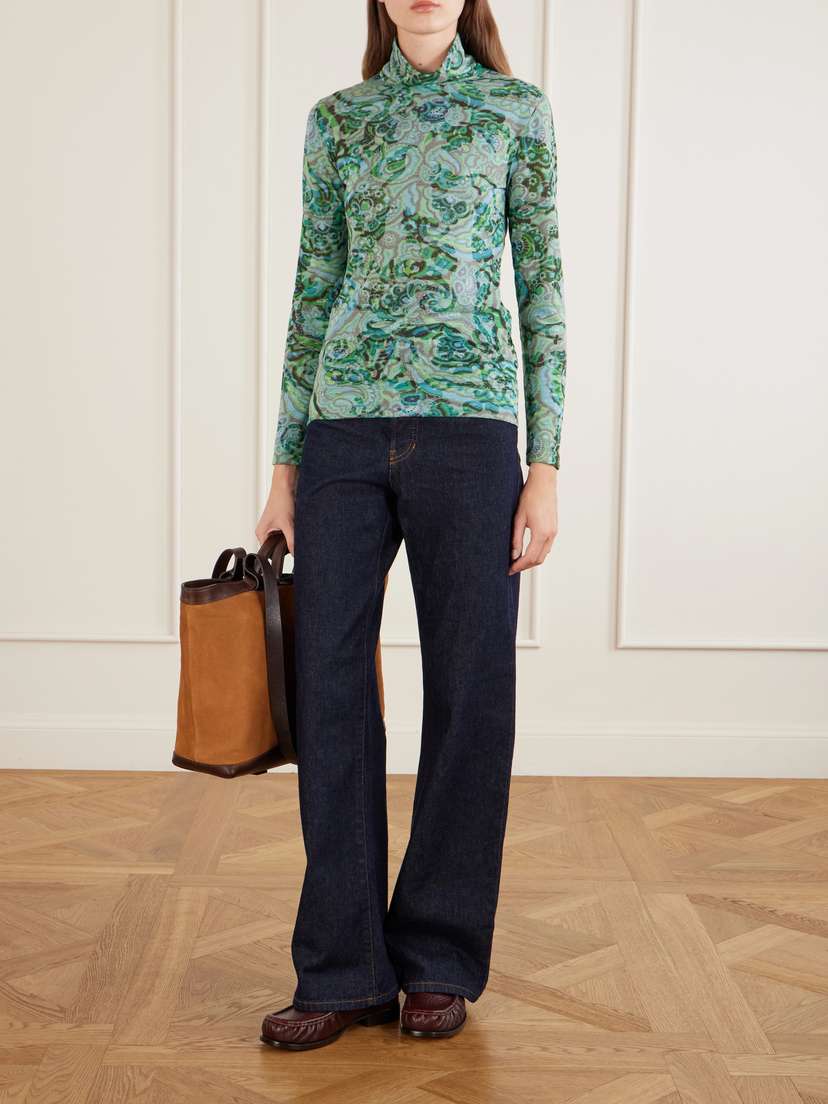 Dries Van Noten Carter Leather-trimmed Suede Tote | Thumbnail 3 Dries Van Noten Carter Leather-trimmed Suede Tote | Thumbnail 3