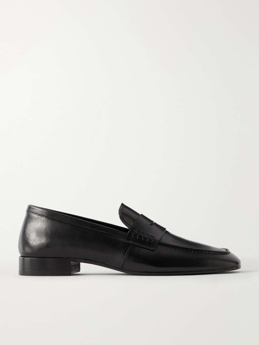 Dries Van Noten Leather Penny Loafers | Thumbnail 6
