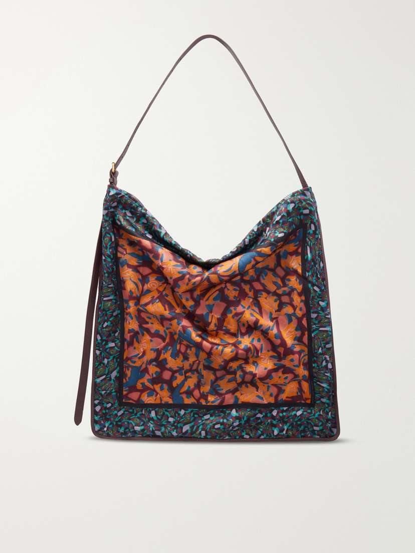 Dries Van Noten Printed Satin Shoulder Bag | Thumbnail 7 Dries Van Noten Printed Satin Shoulder Bag | Thumbnail 7