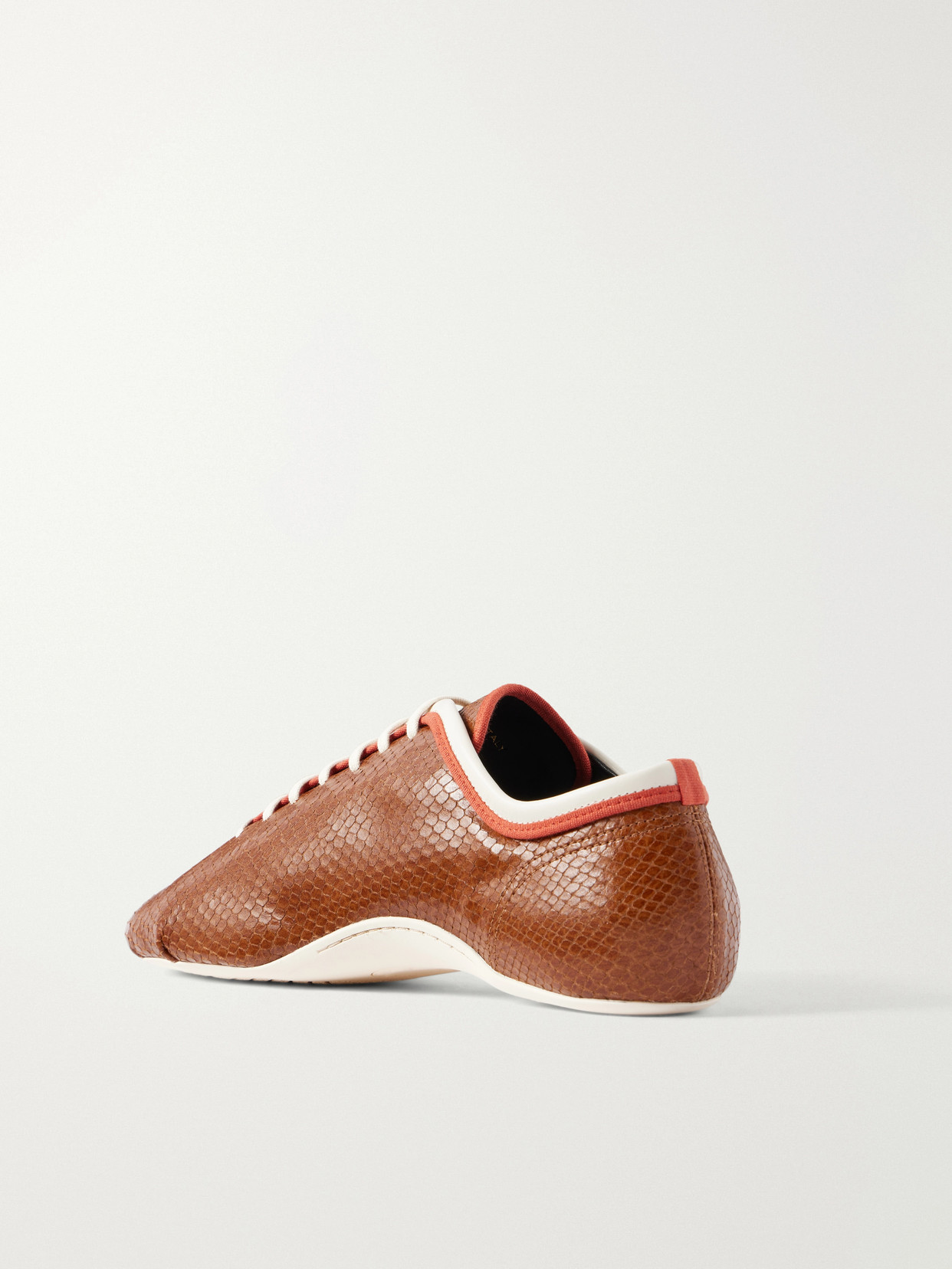 Snake-Effect Sneakers