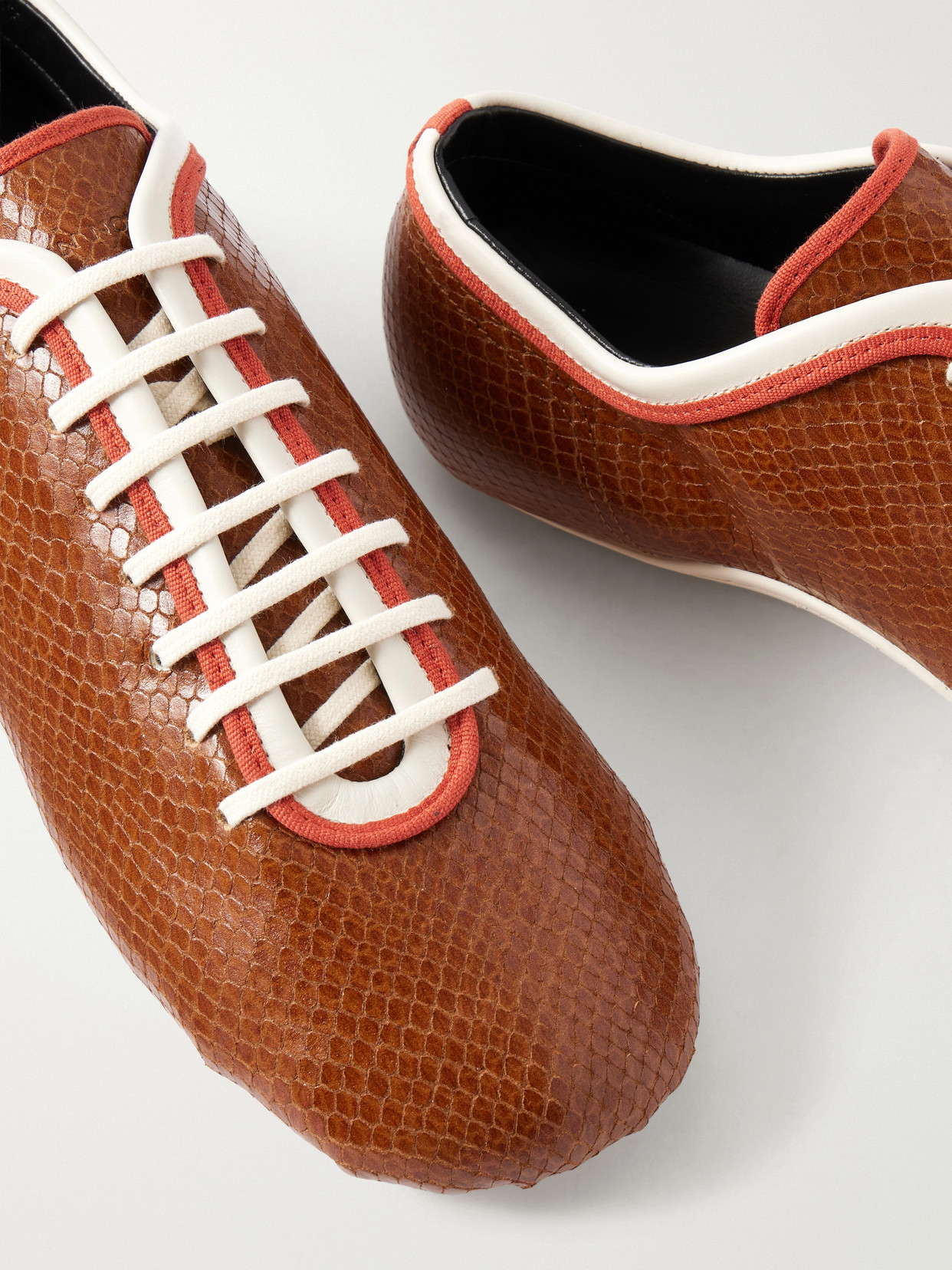Snake-Effect Sneakers