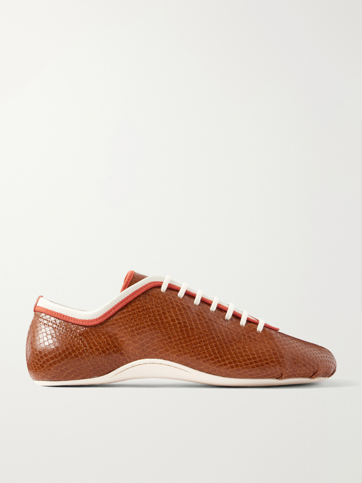 Snake-Effect Sneakers