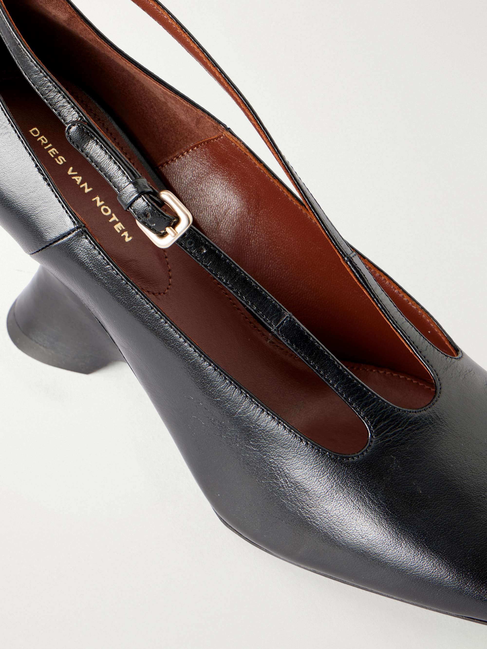 DRIES VAN NOTEN Leather pumps | NET-A-PORTER