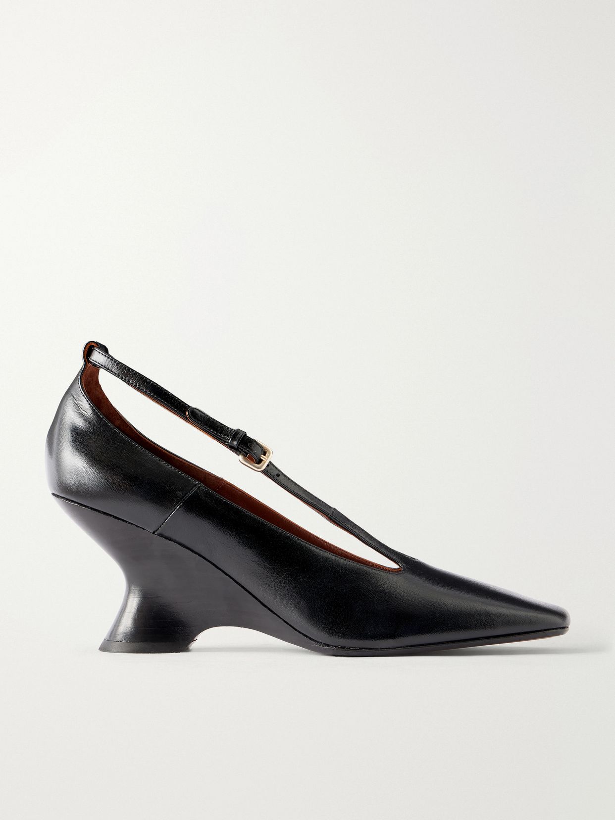 leather pumps
