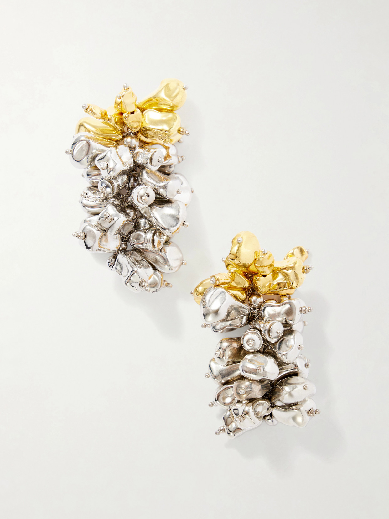 Dries Van Noten Silver And Gold-tone Earrings
