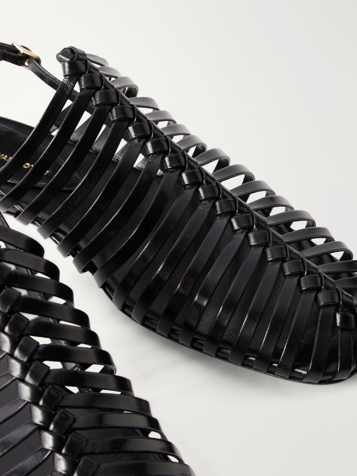 Leather Braided Ballet Flats