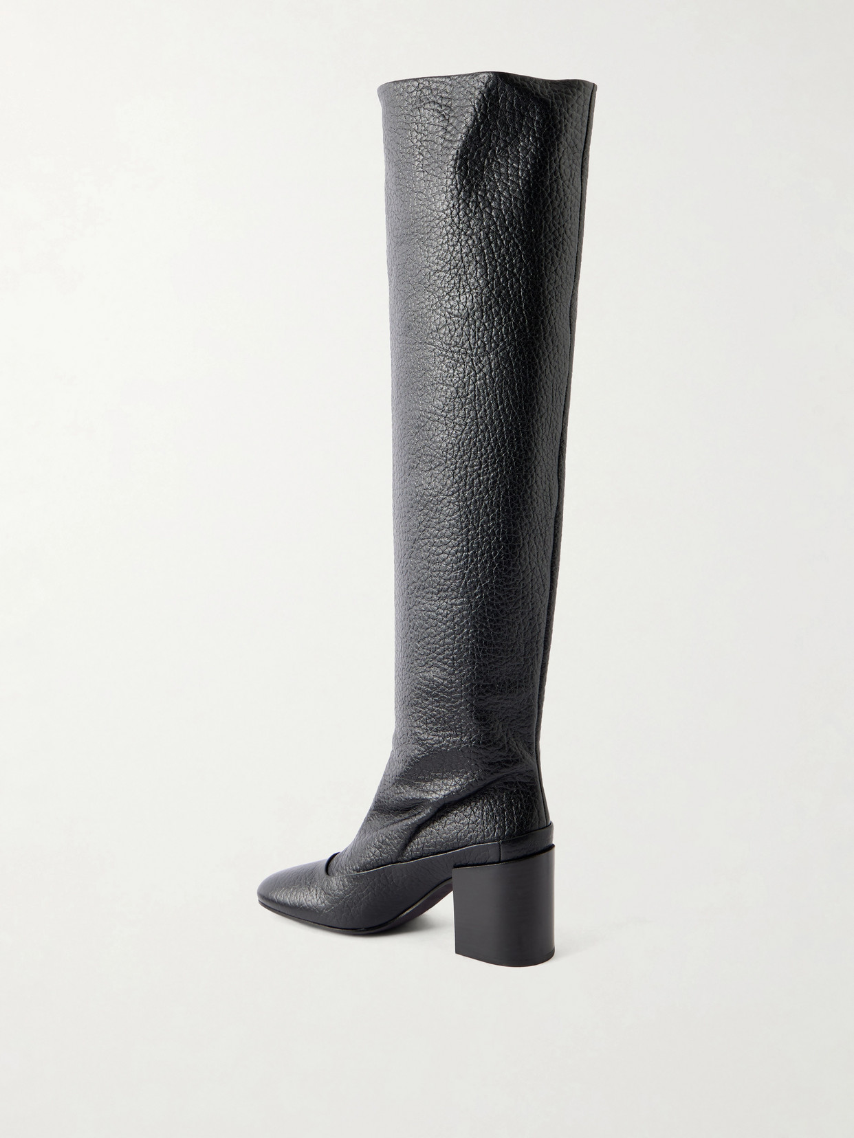 Leather Over-The-Knee Boots
