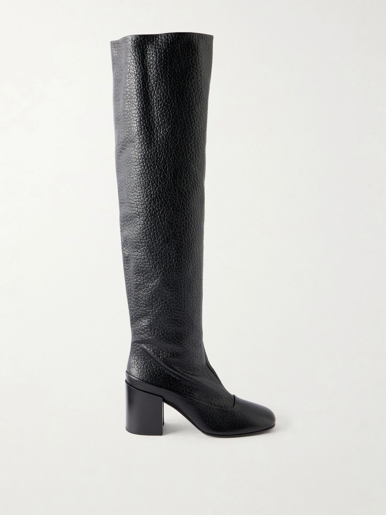 leather over the knee boots