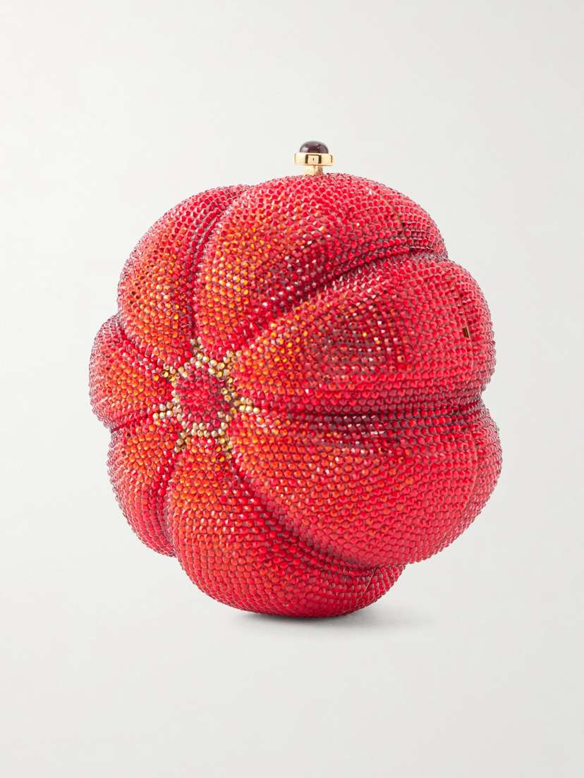 Judith Leiber Couture Tomato Crystal-embellished Gold-tone Clutch | Thumbnail 4 Judith Leiber Couture Tomato Crystal-embellished Gold-tone Clutch | Thumbnail 4
