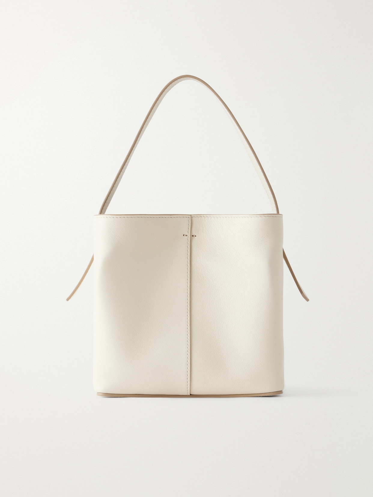 Metier Tilt 16 Leather Shoulder Bag In Neutrals