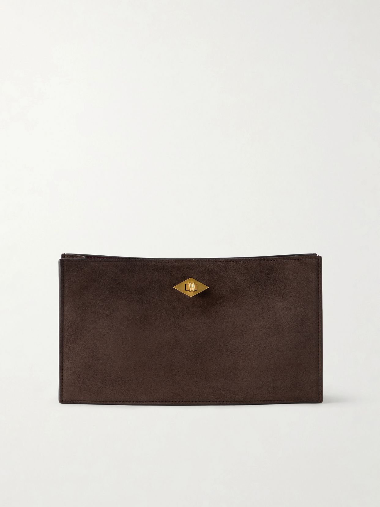 Ease suede clutch