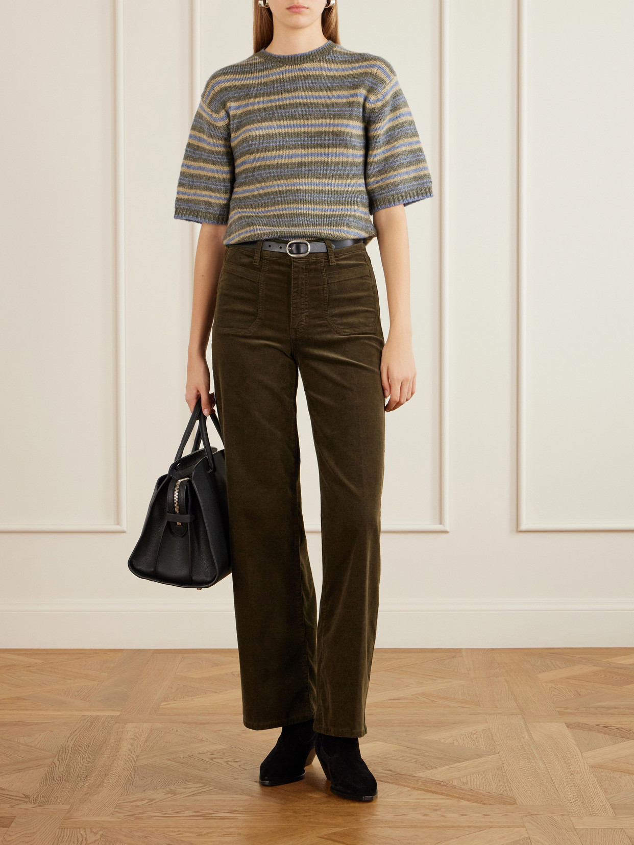 Métier - Private Eye Textured-Leather Shoulder Bag