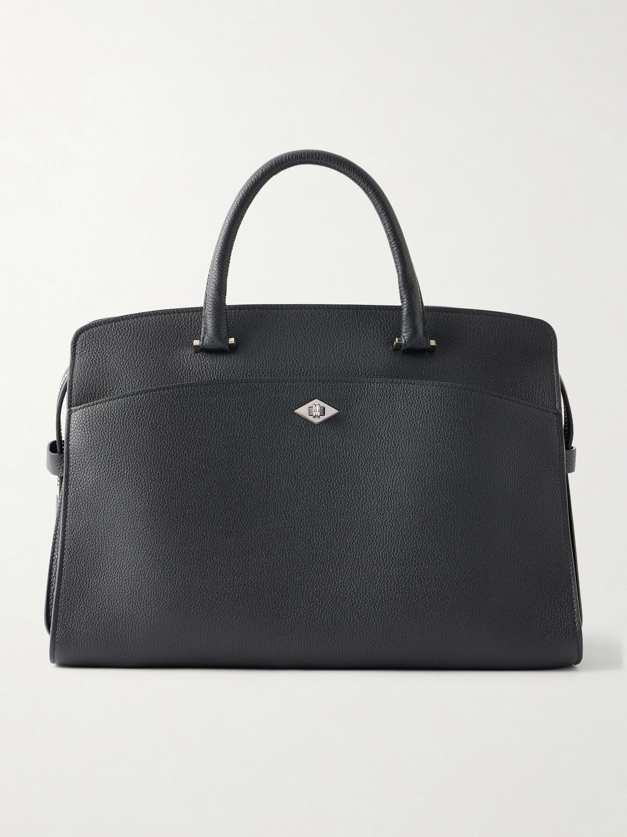 Metier Private Eye Textured-leather Shoulder Bag In Black