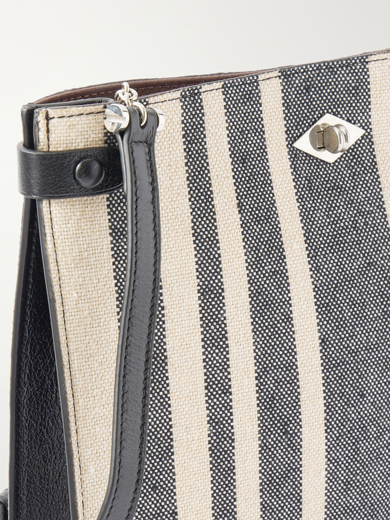 Métier - Stowaway Striped Canvas Shoulder Bag