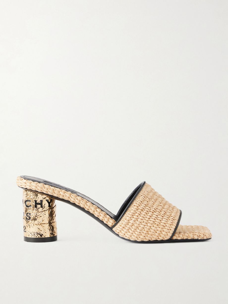 Tape raffia mules