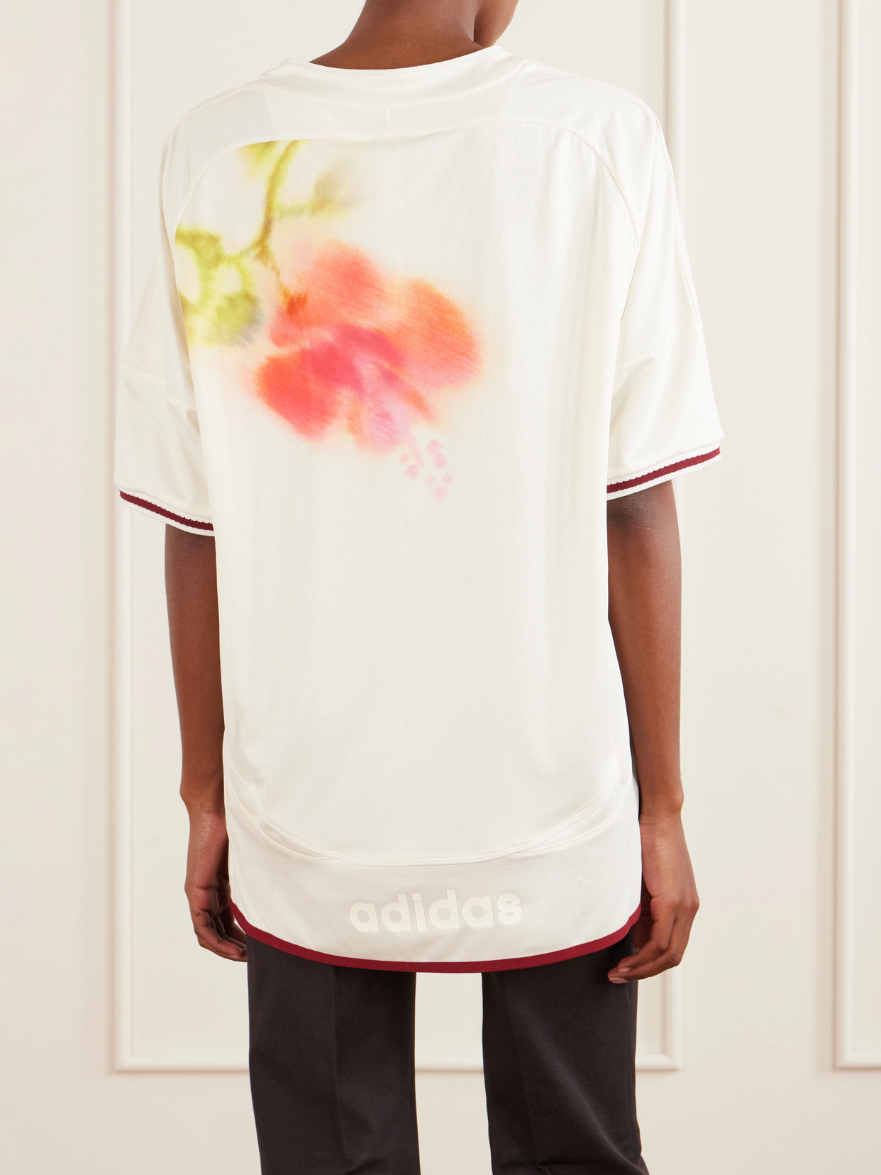 + Wales Bonner Floral-Print Recycled Jersey T-Shirt