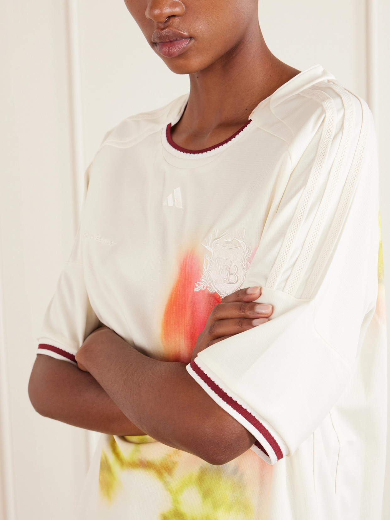 + Wales Bonner Floral-Print Recycled Jersey T-Shirt