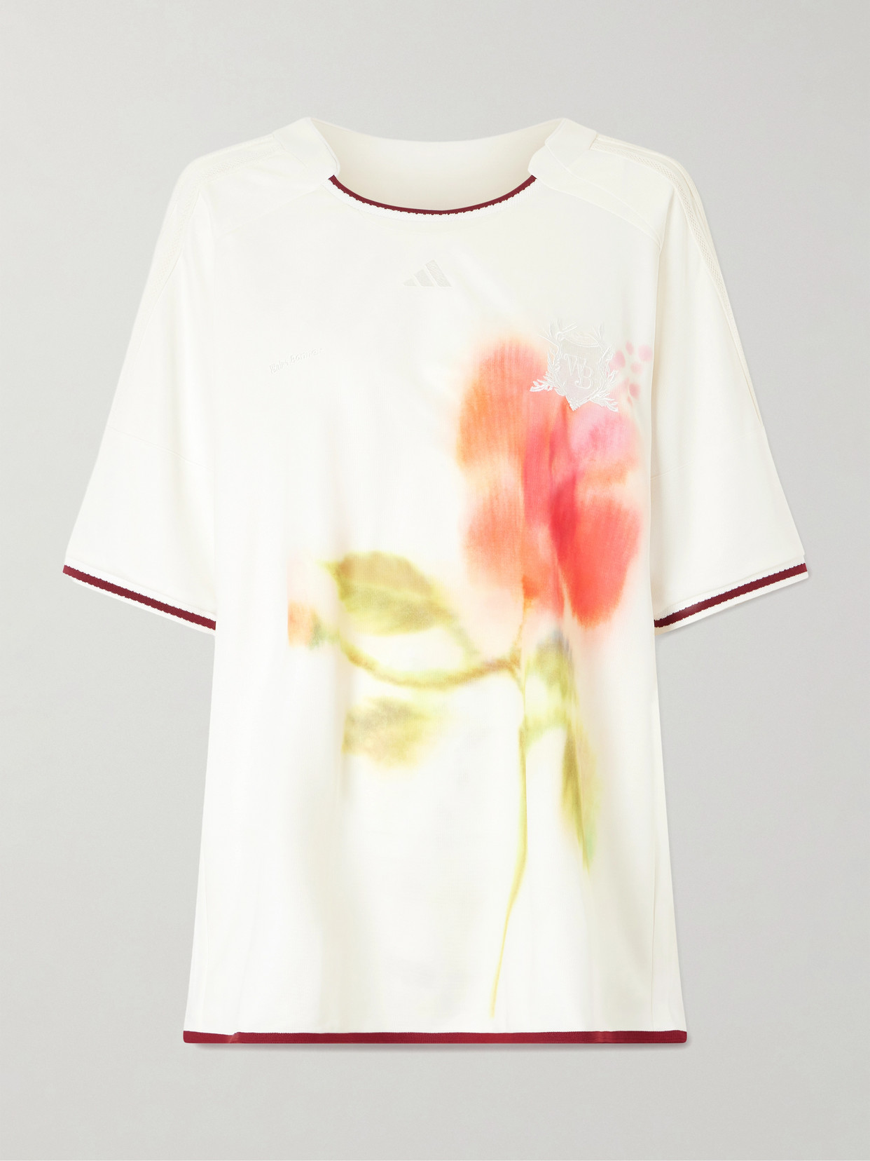 + Wales Bonner Floral-Print Recycled Jersey T-Shirt