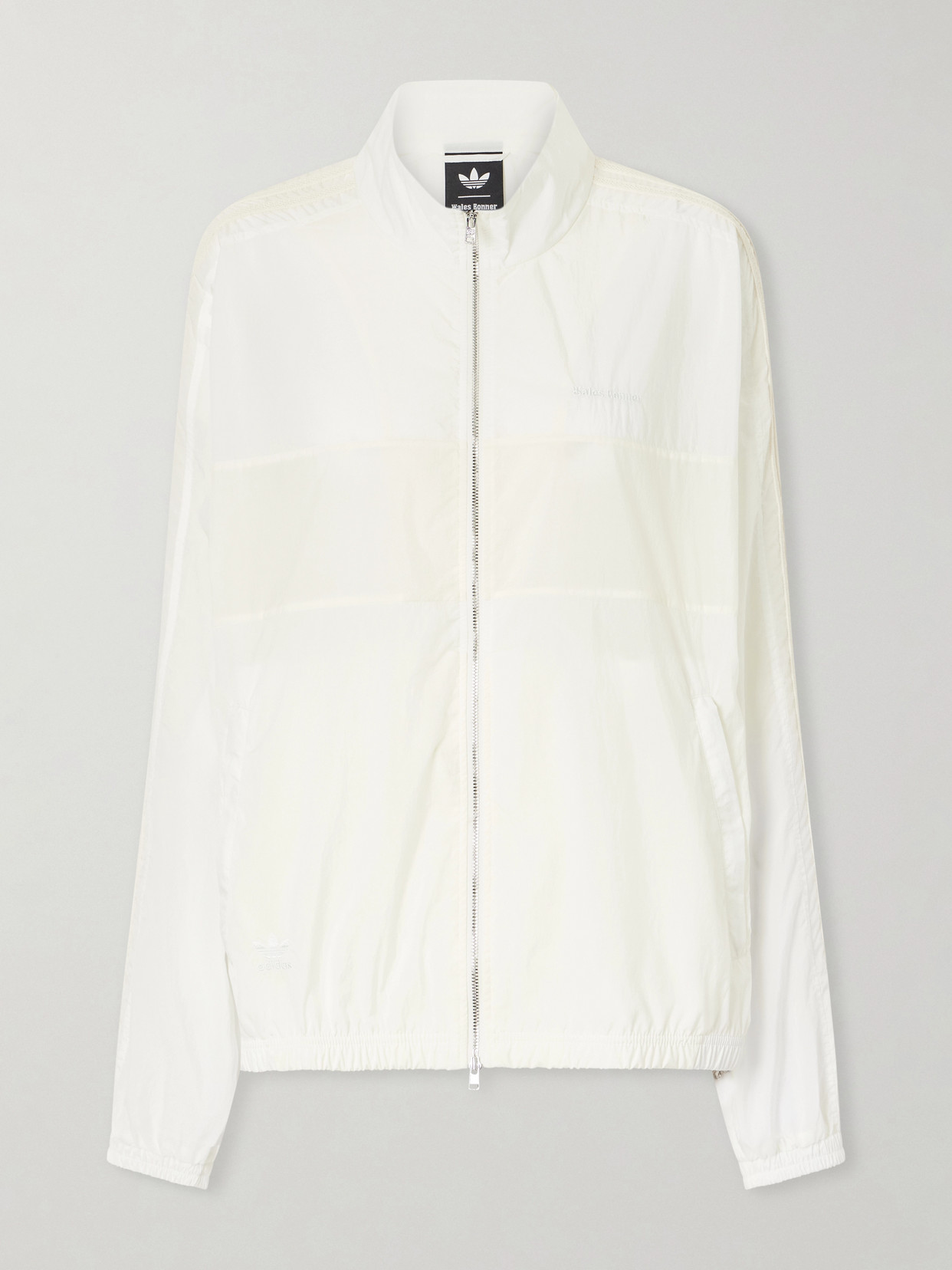 + Wales Bonner Logo-Embroidered Recycled-Shell Track Jacket