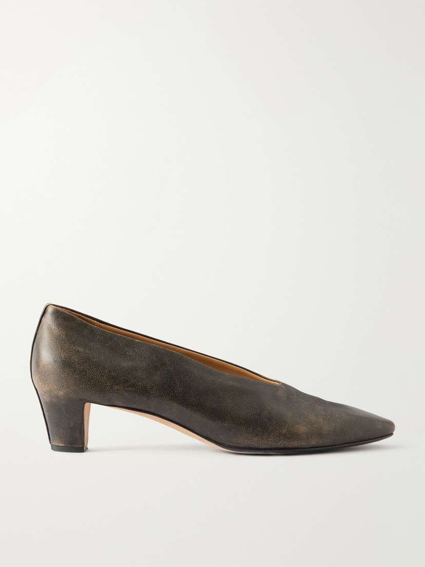 Calvin Klein Collection Bri Leather Pumps