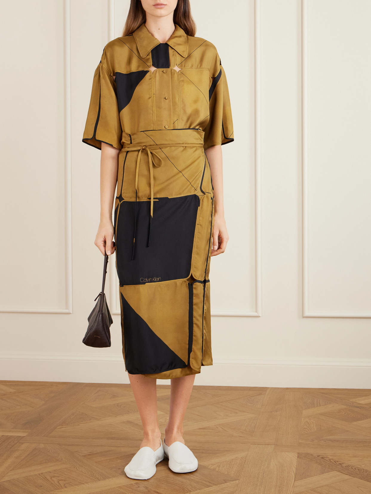 Collection - Aurelis Textured-Leather Shoulder Bag