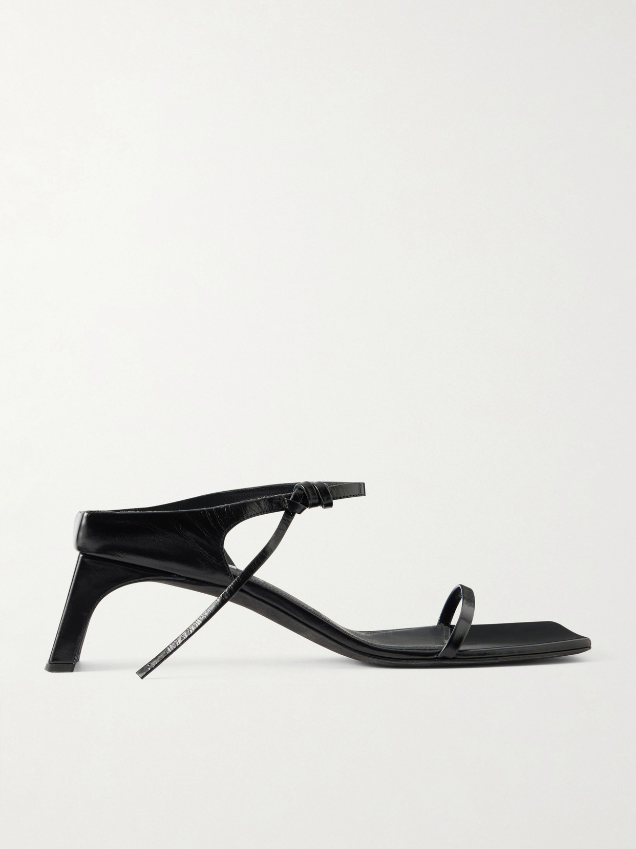 Calvin Klein Collection Tilda Leather Sandals In Black