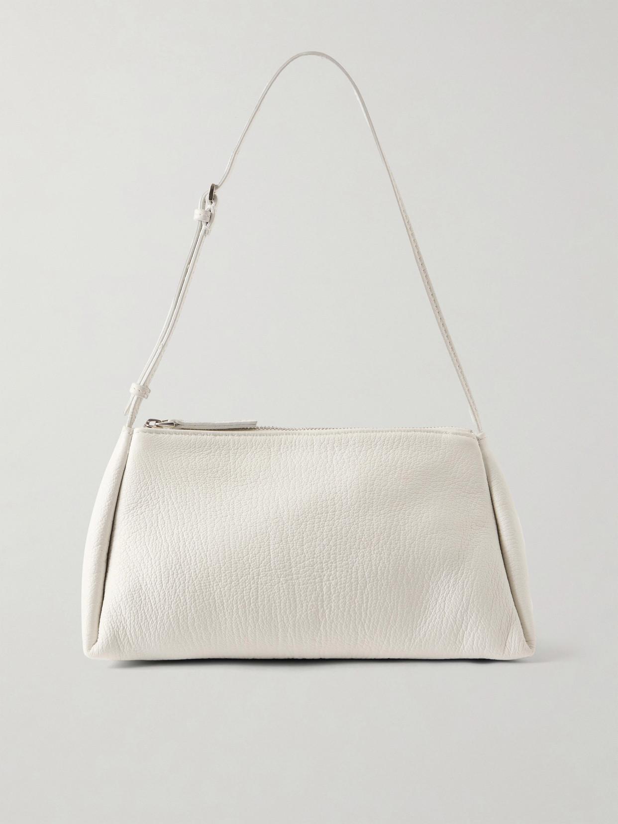 Calvin Klein Collection Aurelis Leather Shoulder Bag In White