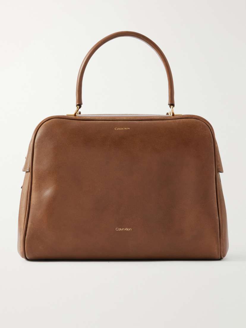 Calvin Klein Collection America Leather Shoulder Bag