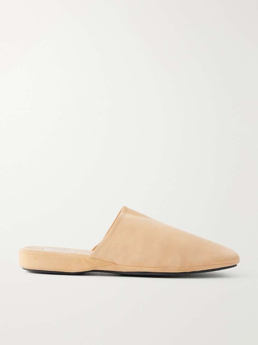Calvin Klein Collection Suede Slippers