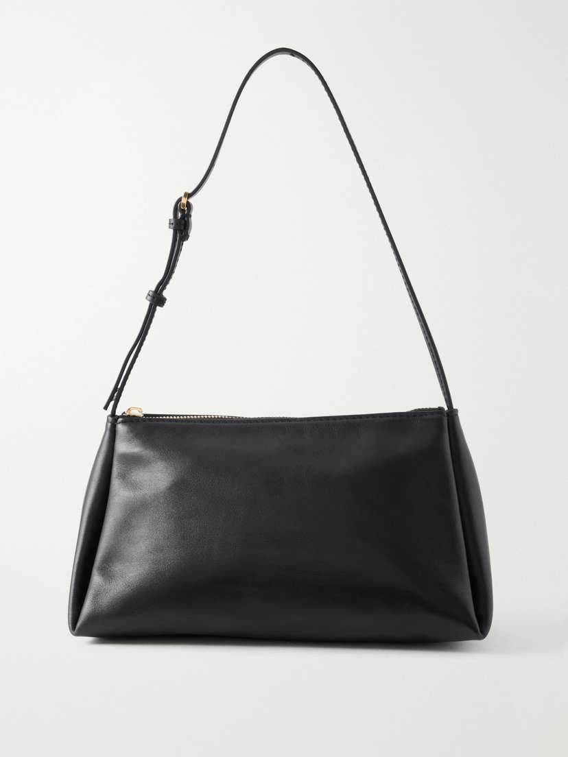 Calvin Klein Collection Aurelis Leather Shoulder Bag