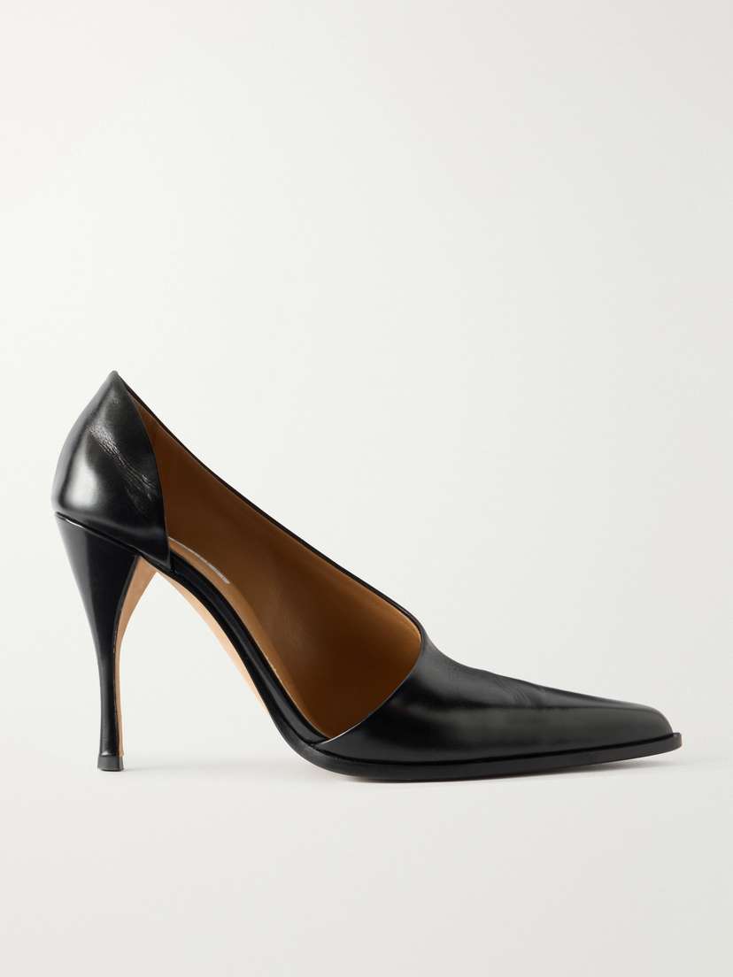 Calvin Klein Collection Rea Leather Pumps