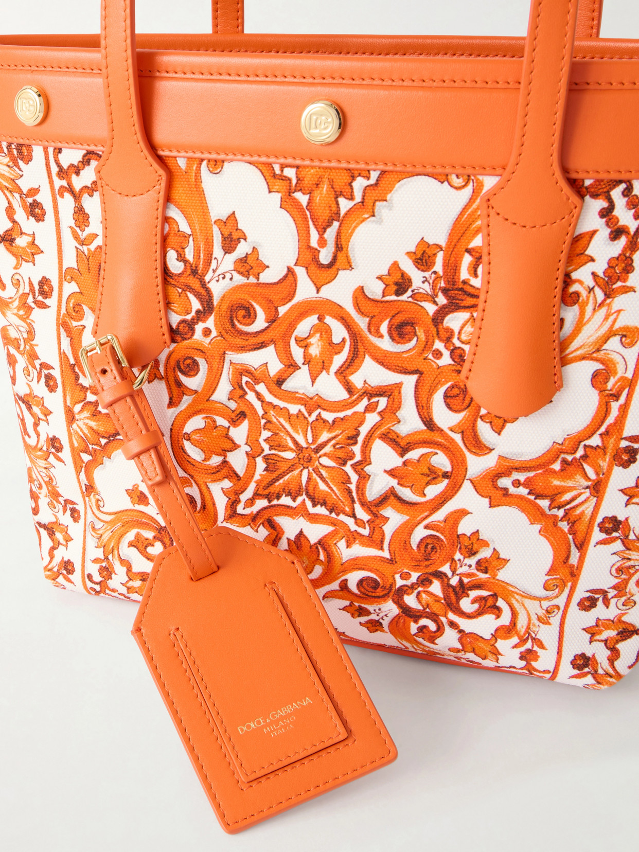 Kendra Printed Logo-Embellished Leather-Trimmed Canvas Shoulder Bag