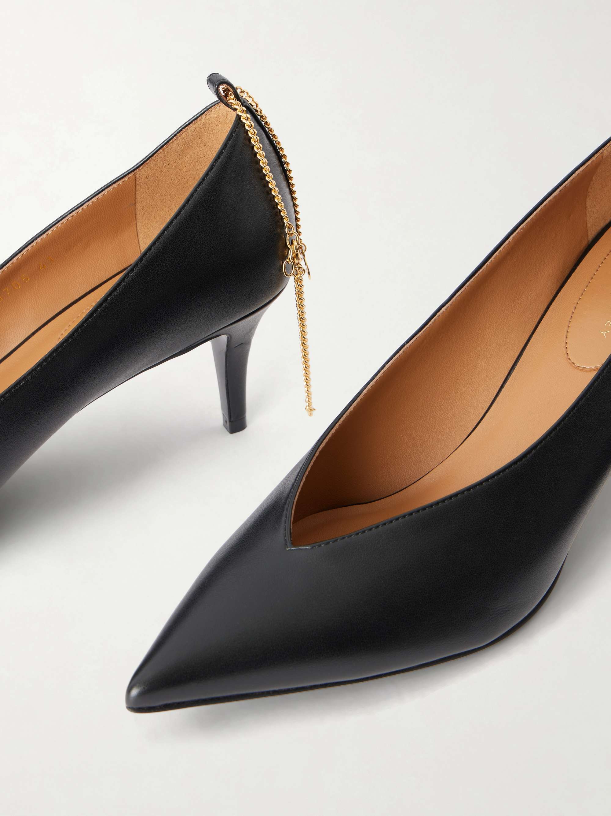 STELLA MCCARTNEY Embellished leather pumps | NET-A-PORTER