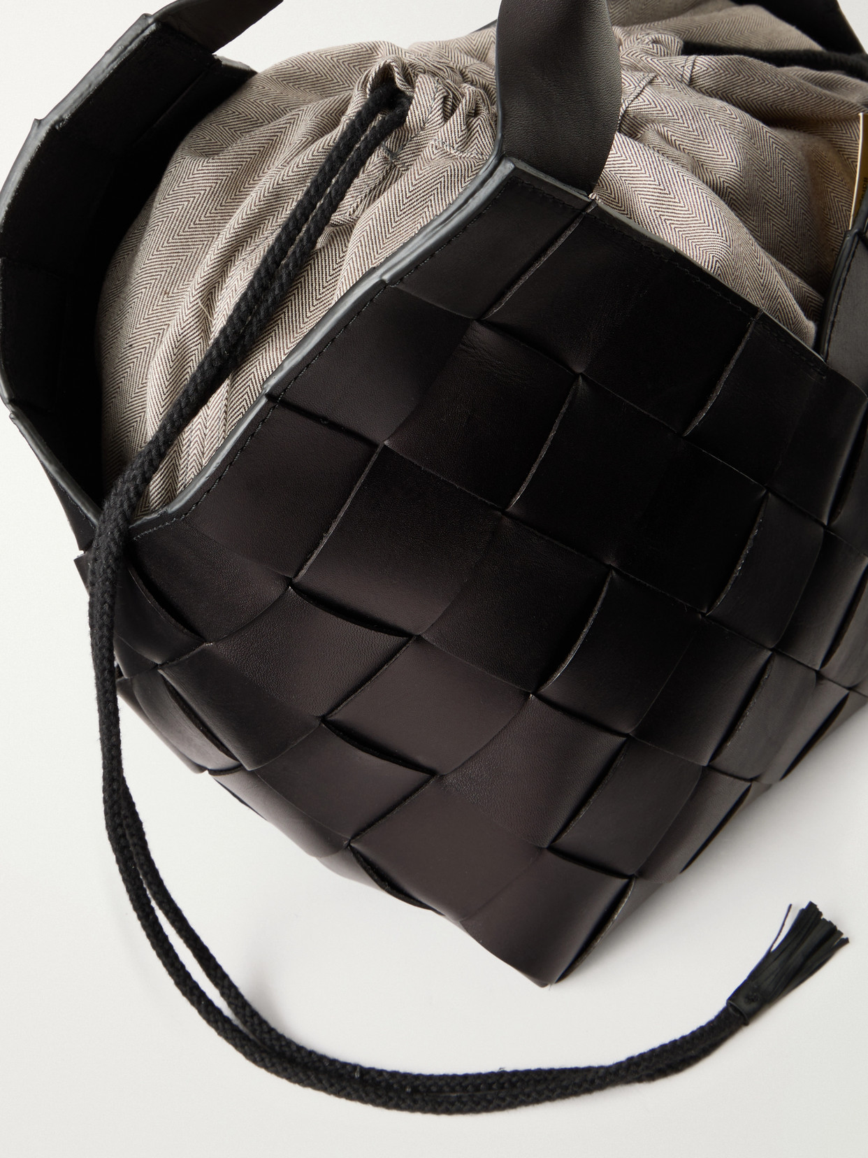 Castello Woven Leather Tote