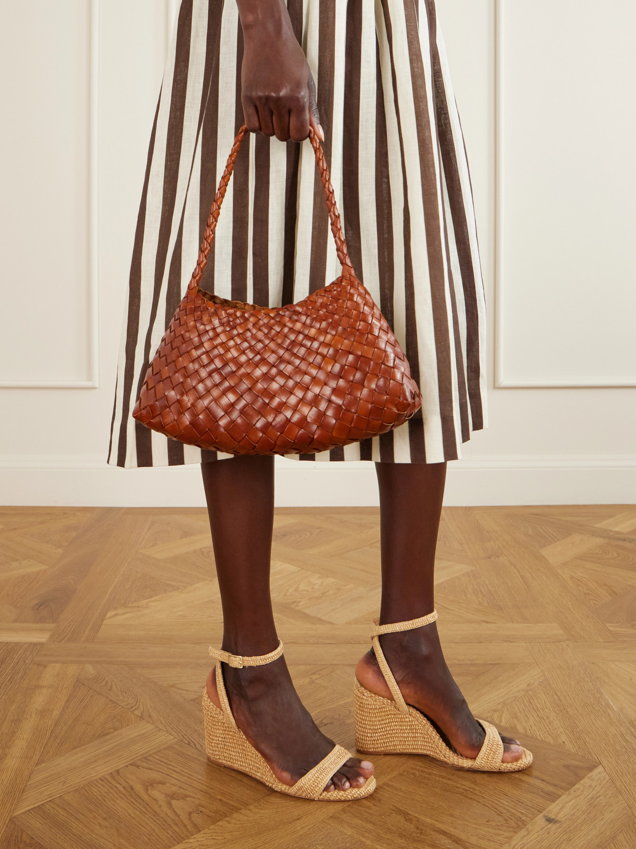 Rosanna Mini Woven Shoulder Bag