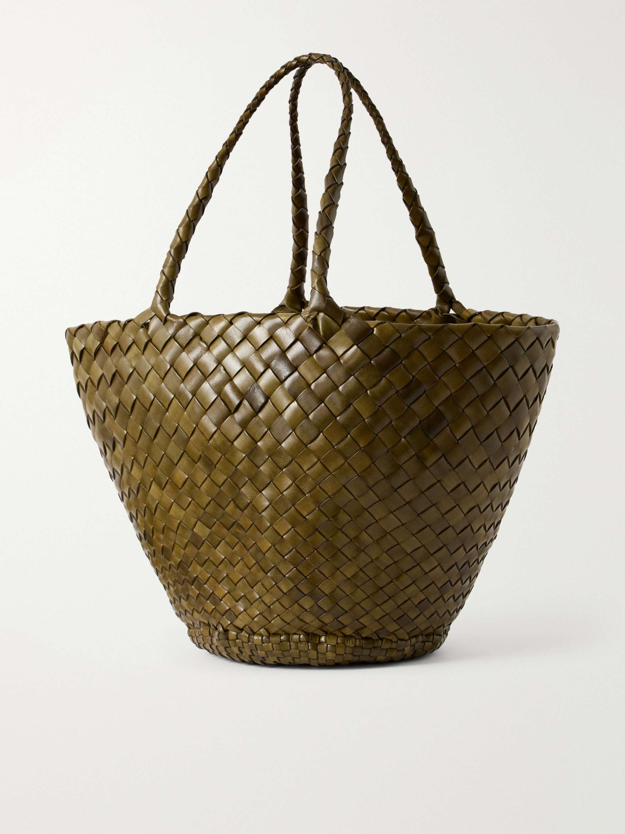 DRAGON DIFFUSION Egola woven leather tote | NET-A-PORTER