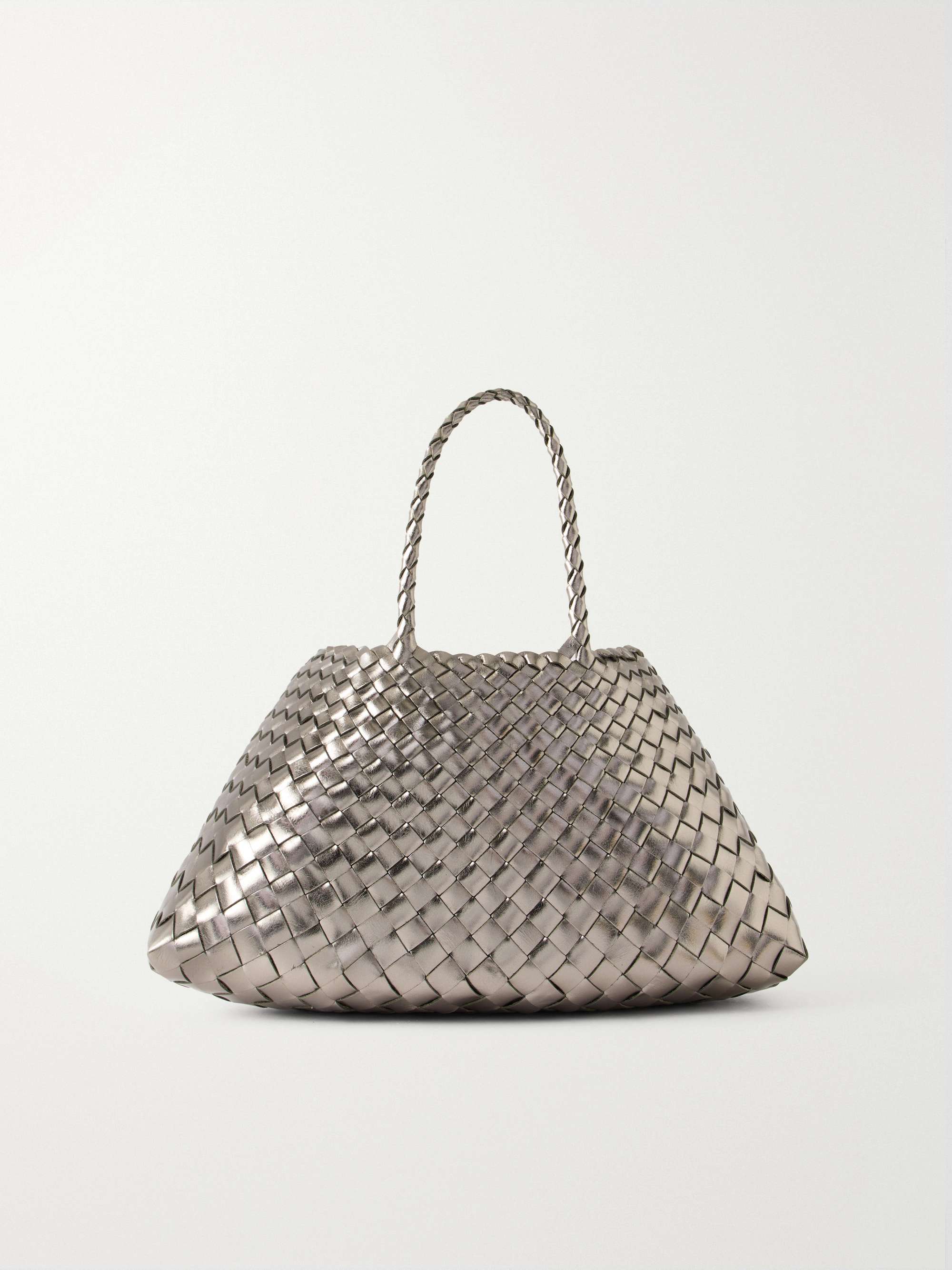 DRAGON DIFFUSION Santa Croce Big woven leather tote
