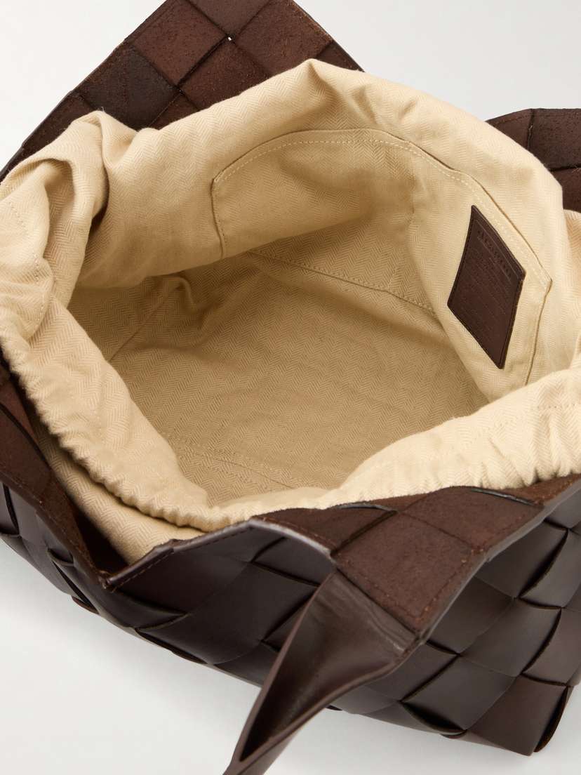 Dragon Diffusion Castello Woven Leather Shoulder Bag | Thumbnail 6