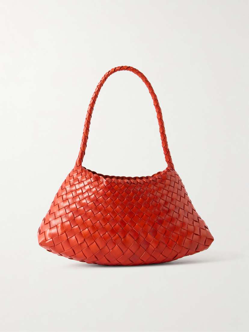 Dragon Diffusion Rosanna Mini Woven Leather Shoulder Bag