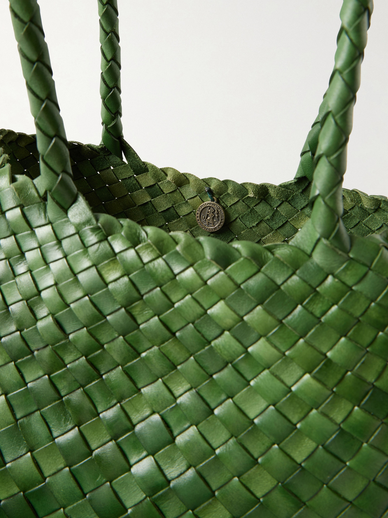 Santa Croce Big Woven Leather Tote