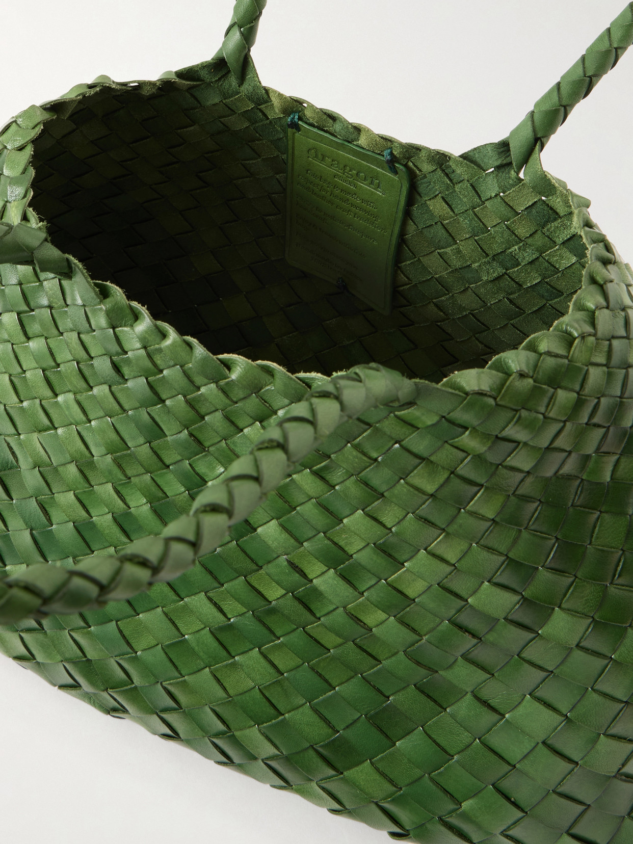 Santa Croce Big Woven Leather Tote