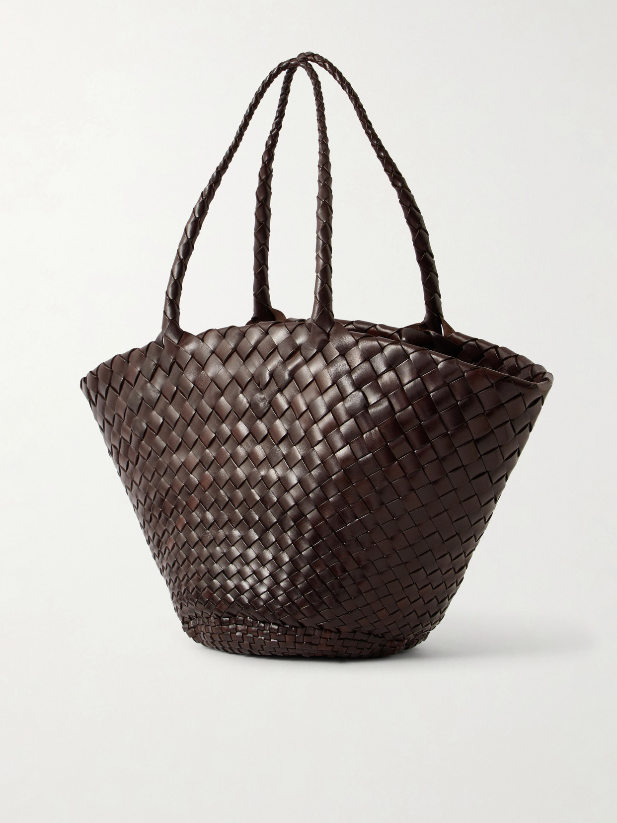 Egola Woven Leather Tote