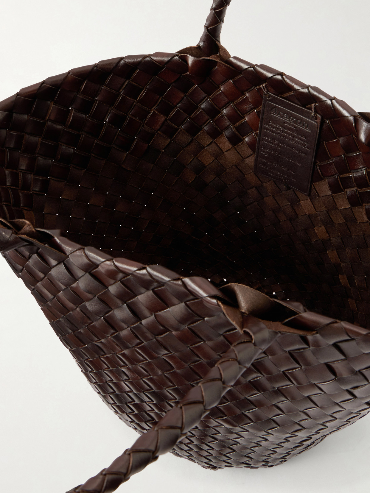 Egola Woven Leather Tote