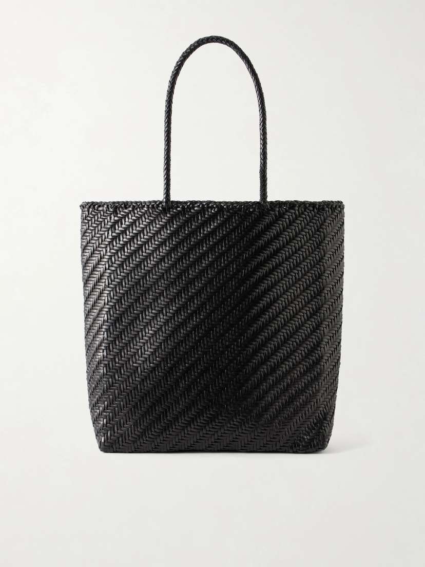 Dragon Diffusion Big Woven Leather Tote Bag