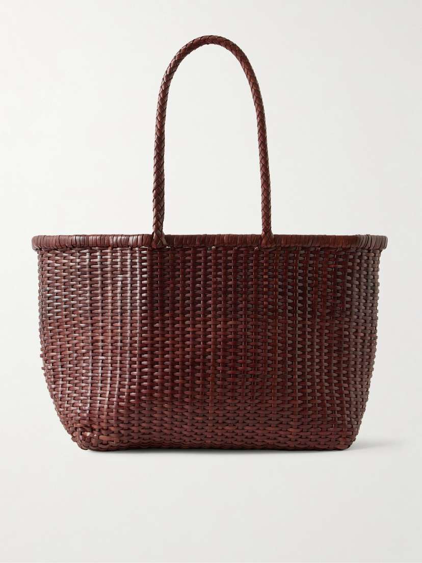 Dragon Diffusion B Weave Leather Tote