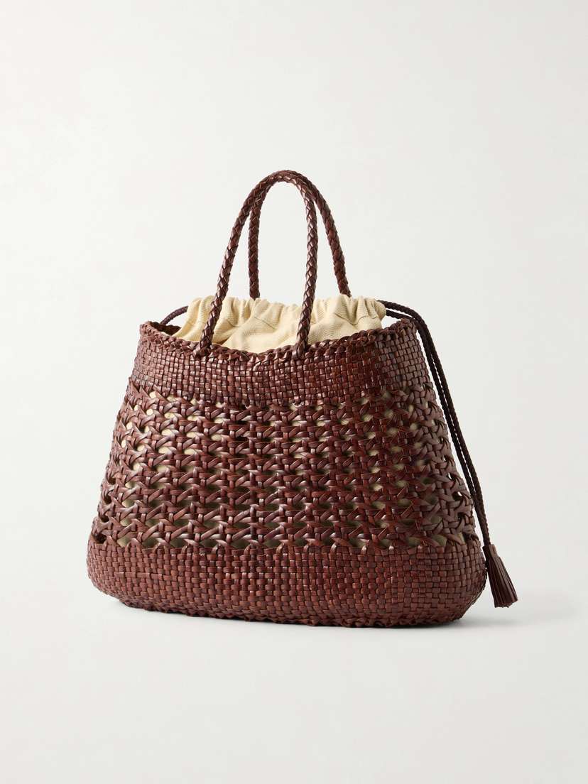 Dragon Diffusion Santa Cano Woven Leather Tote | Thumbnail 4
