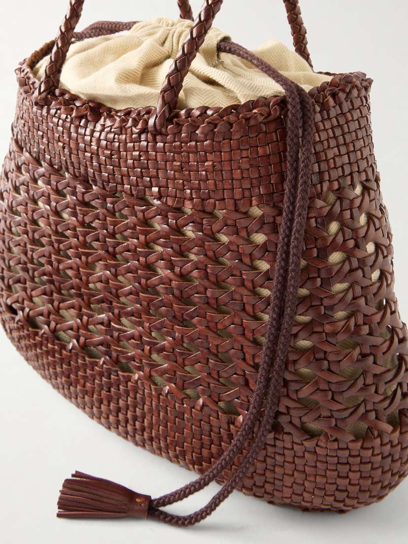 Dragon Diffusion Santa Cano Woven Leather Tote | Thumbnail 5